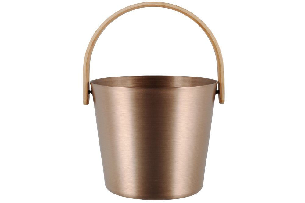 rento-saunak-bel-saunaeimer-aluminium-champagne-holzgriff image 2