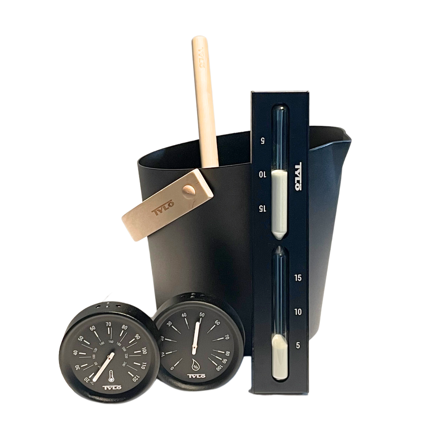 tyl-brilliant-black-sauna-set-5-tlg-aluminium image 1