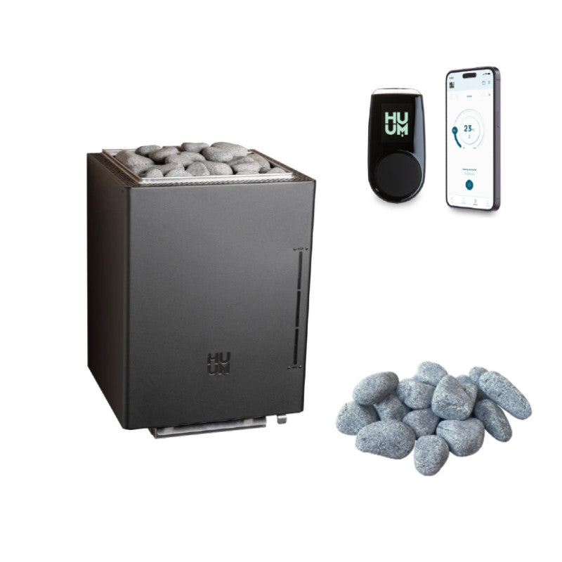 huum-core-wall-combi-saunaofen-set-6-kw-uku-wifi-steine image 1