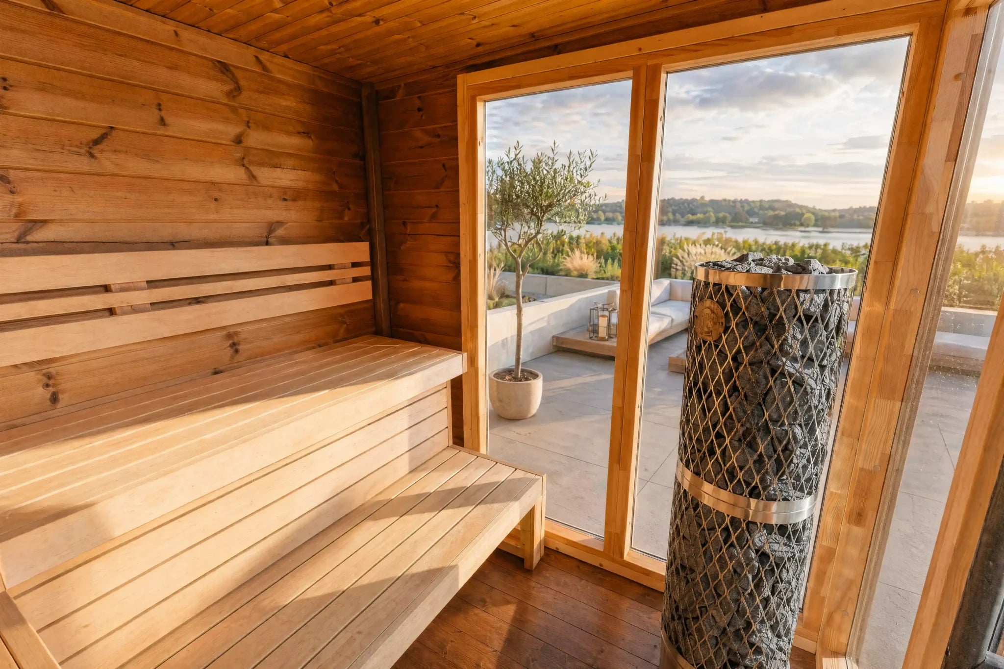 leil-patio-s-gartensauna-239x239x240-fichte-thermoholz image 4