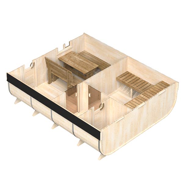 wellmia-fasssauna-oval-deluxe-gartensauna-490x400-cm-6-8-pers image 5
