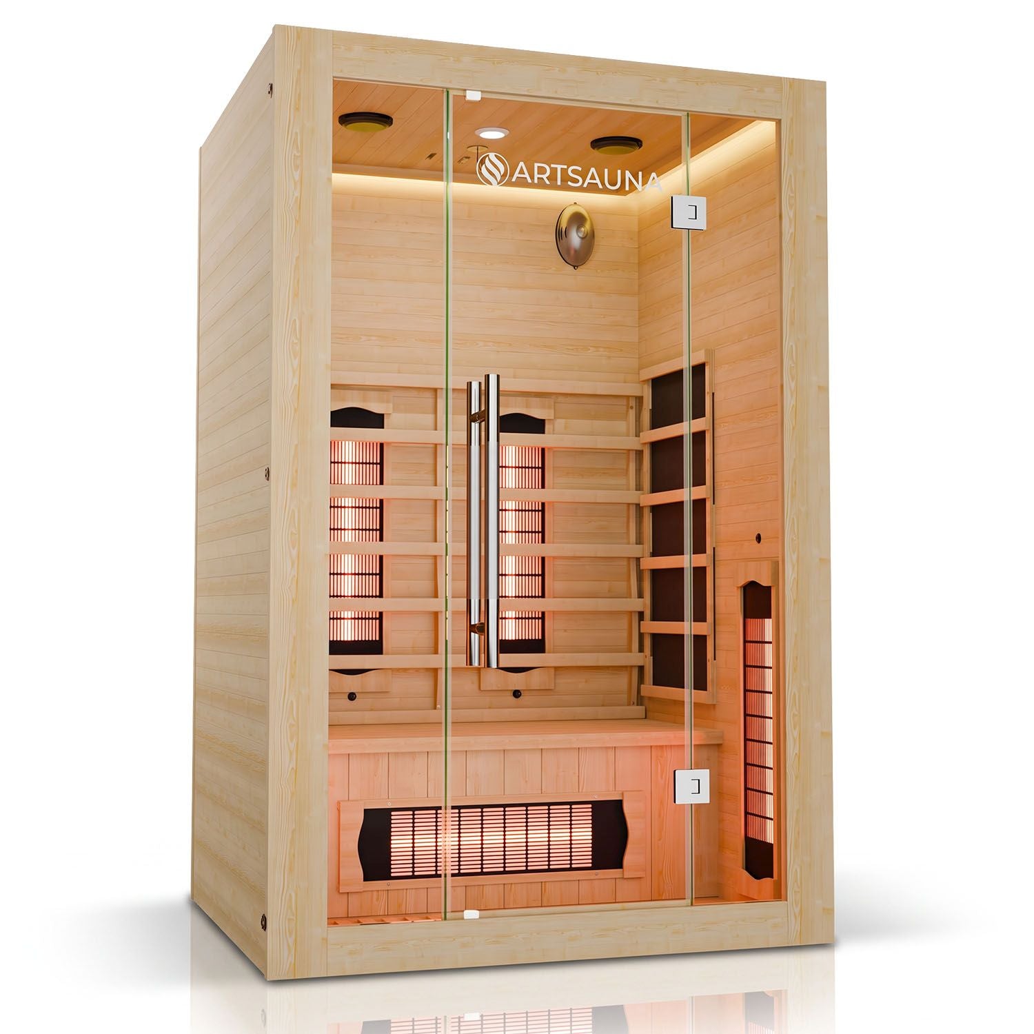 artsauna-kiruna-120-infrarotkabine-2-personen-dual image 2