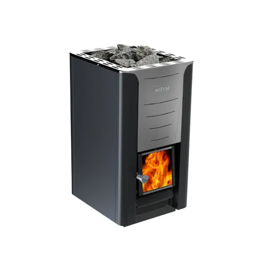 harvia-26-pro-saunaofen-holz-innenbefeuert-26-6-kw-graphit image 1