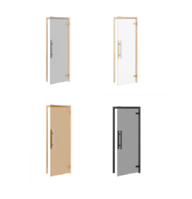 wellmia-premium-sauna-glast-r-69x189-cm-glas-klar-kiefer image 1