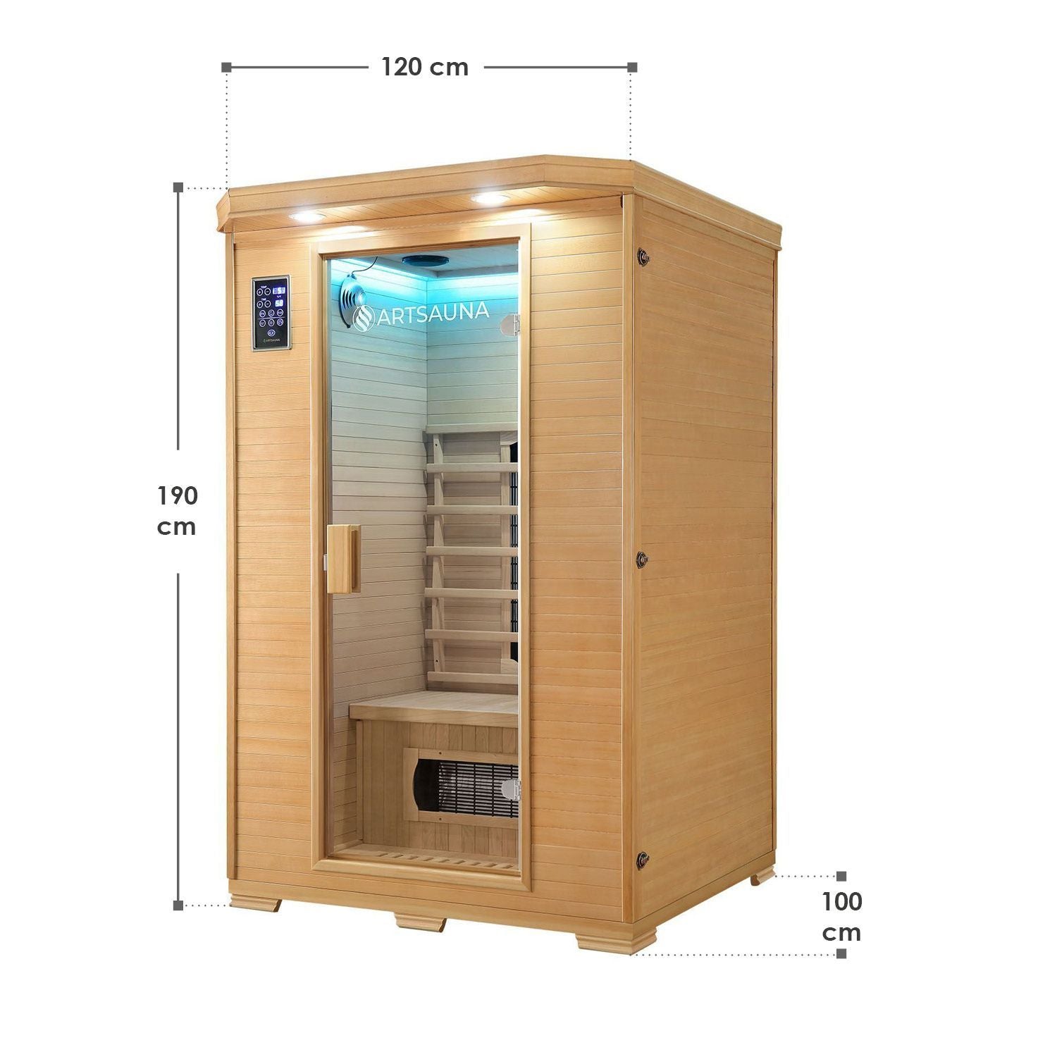 artsauna-oslo-infrarotkabine-2-personen-keramikstrahler image 8