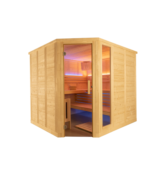 harvia-komfort-corner-innensauna-5-pers-206x206-cm image 1