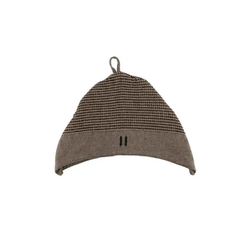 rento-kenno-saunahut-schwarz-beige-baumwolle-m-tze image 1