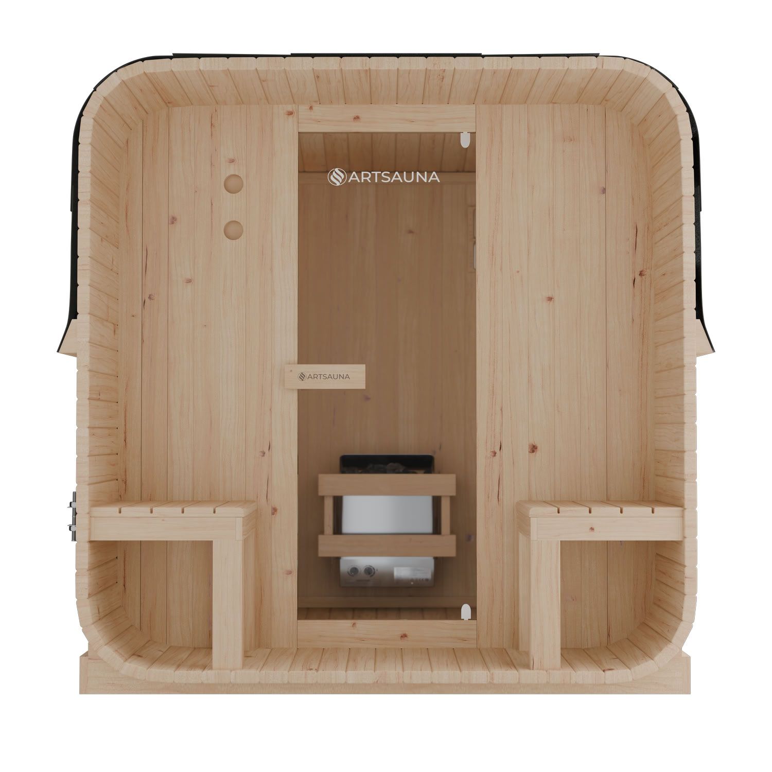 artsauna-nolvik-xxl-fasssauna-outdoor-6-personen-8-kw image 2