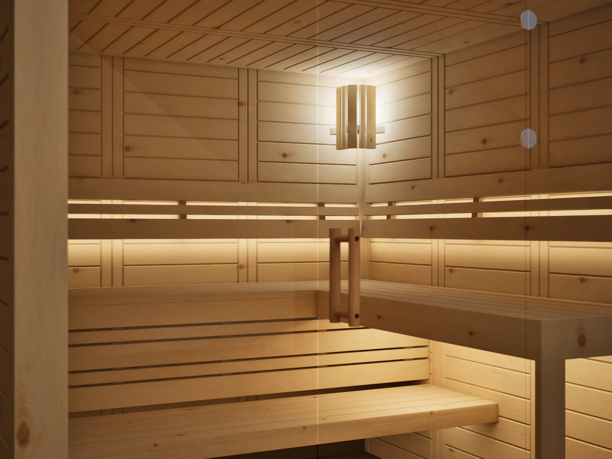 polarholz-kristall-ganzglasfront-massivholz-sauna-zirbenholz image 4