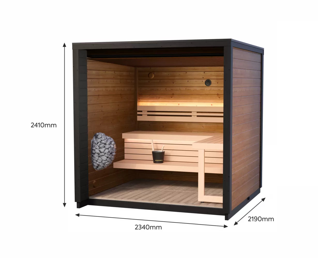 leil-patio-xs-gartensauna-thermoholz-234x209x240-cm image 2