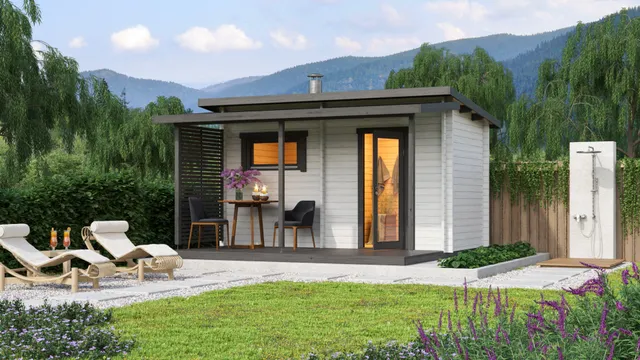 wellmia-hanko-plus-gartensauna-mit-vorraum-fichte-373-cm image 1