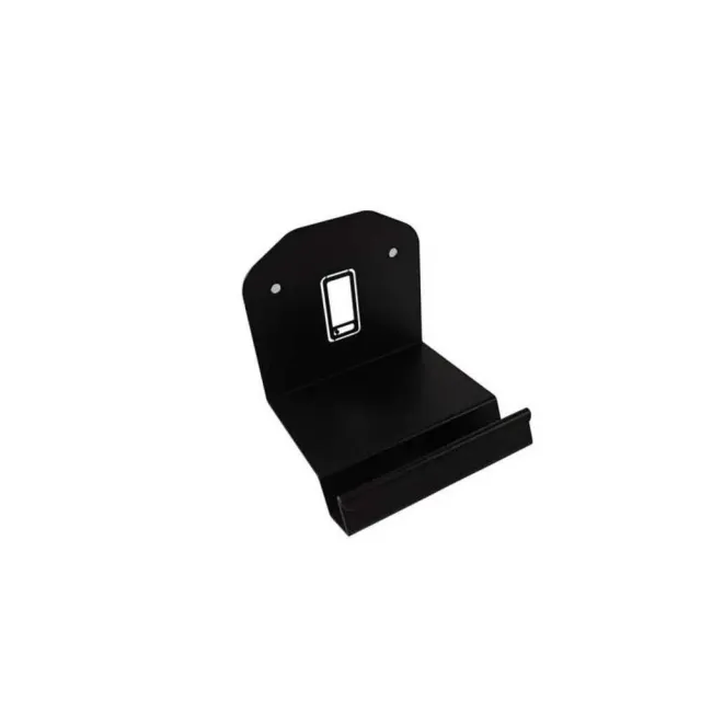 polarholz-bauartikel-handyhalter-ablage-schwarz-85x90x96mm image 1