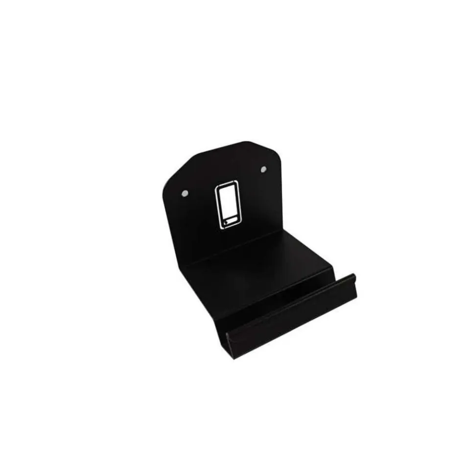 polarholz-bauartikel-handyhalter-ablage-schwarz-85x90x96mm image 1