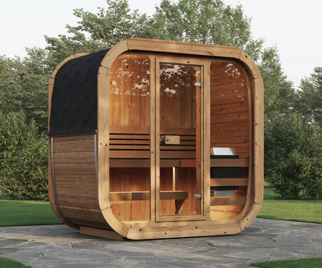wellmia-icon-125-fasssauna-thermoholz-glasfront-3-pers image 1