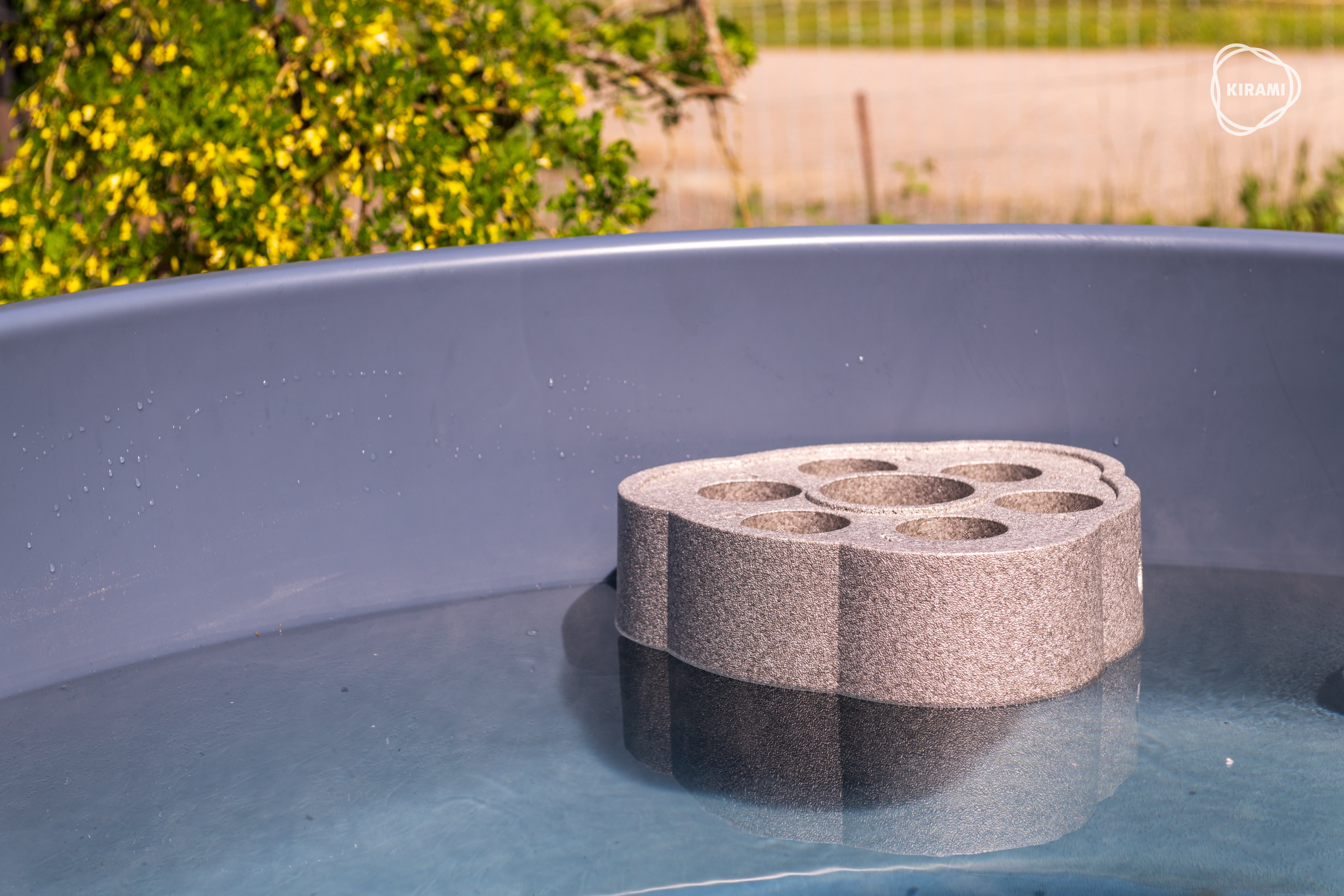 kirami-tubbar-2-getr-nkehalter-schwimmend-grau-6-gl-ser image 2