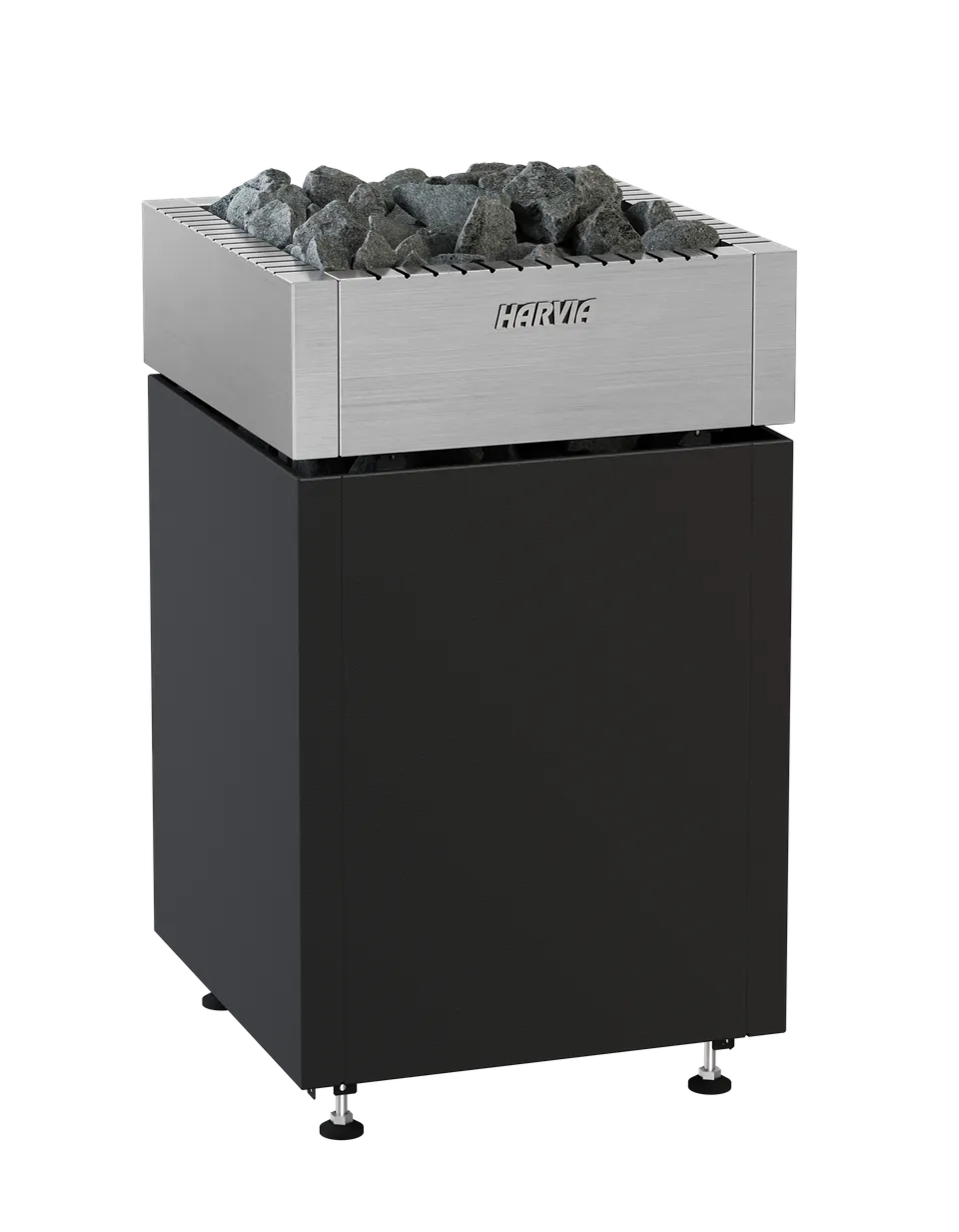harvia-qube-9-kw-elektroofen-externe-steuerung-edelstahl image 1