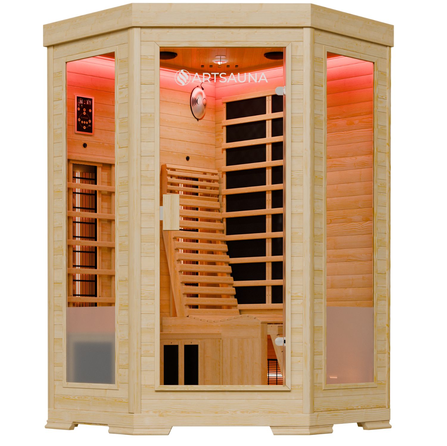 artsauna-aalborg-infrarotkabine-dual-2-personen-liege image 2