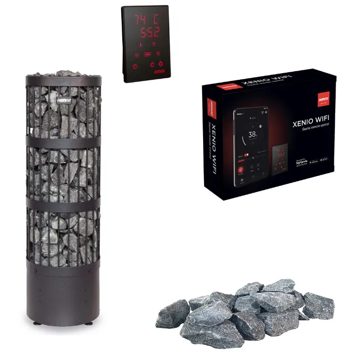 harvia-legend-home-xw-elektroofen-set-6-8-kw-mit-steinen image 1
