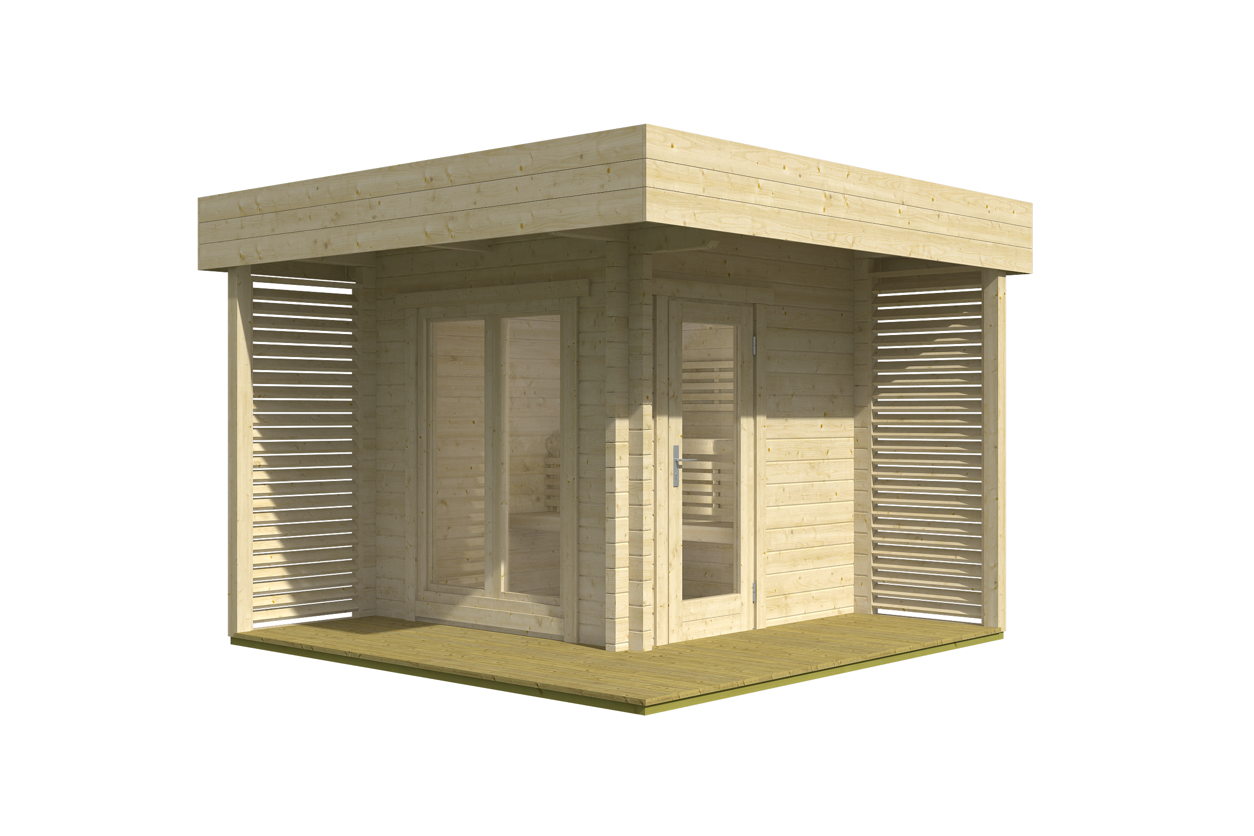 wellmia-mattias-gartensauna-70mm-3-4-personen-fichte-3-34m image 3