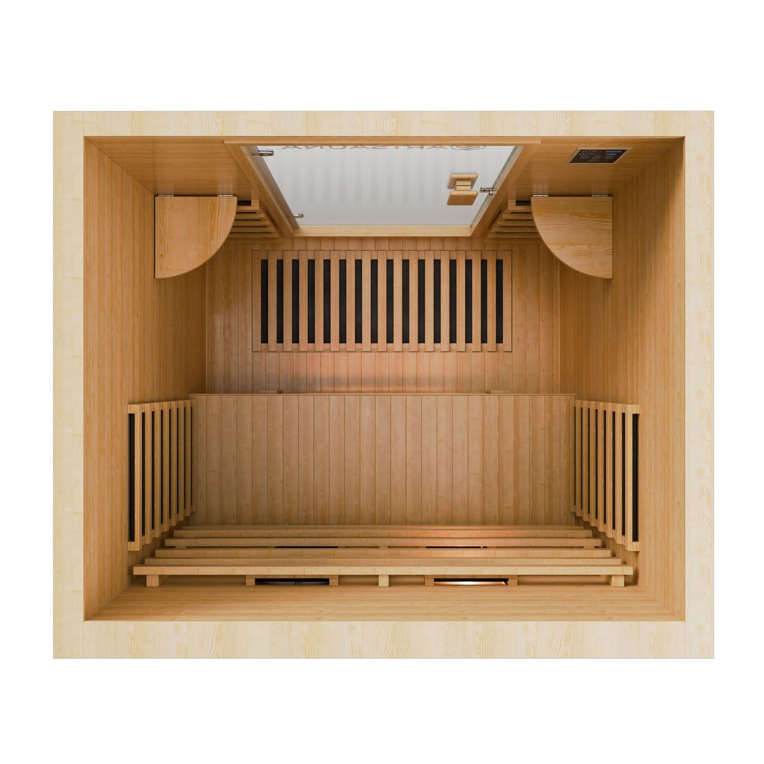 artsauna-oslo-infrarotkabine-triplex-2-personen-hemlock image 7