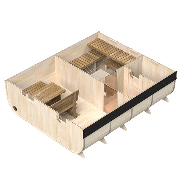 wellmia-fasssauna-oval-deluxe-gartensauna-490x400-cm-6-8-pers image 4