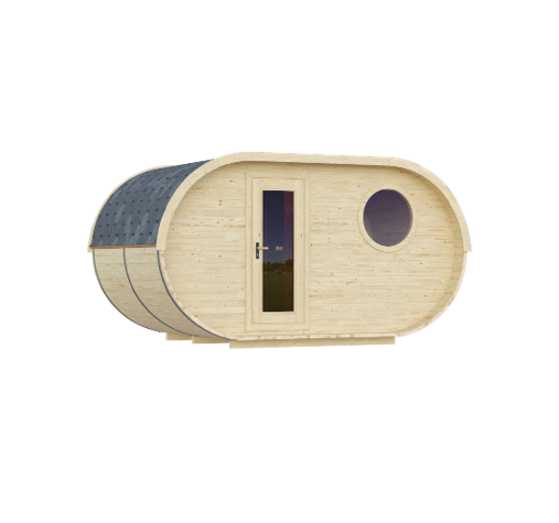 wellmia-oval-m-gartensauna-fichte-oval-400x240-cm-3-4-personen image 2