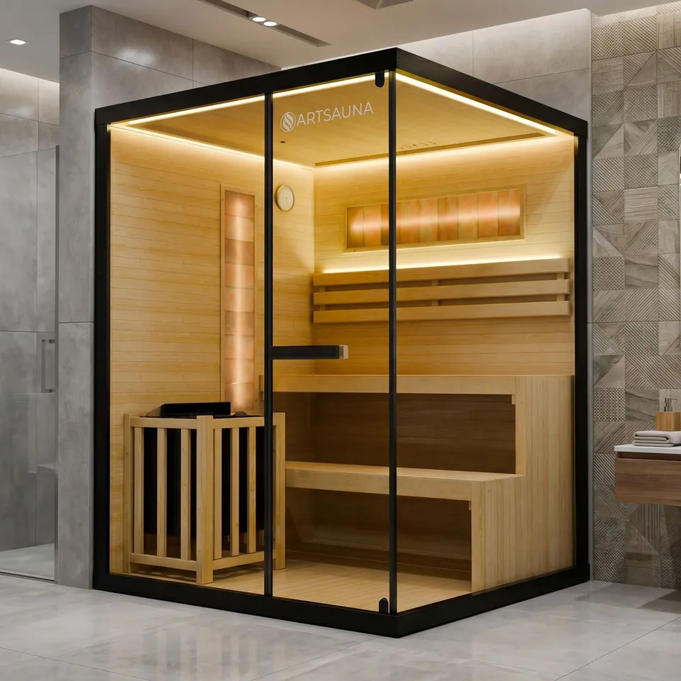 artsauna-vantaa-150-indoor-sauna-salzstein-hemlockholz image 1