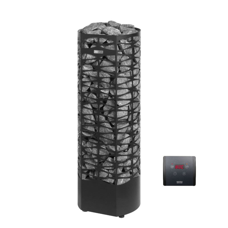 wellmia-saana-saunaofen-set-9-kw-schwarz-extern-verkabelt image 3