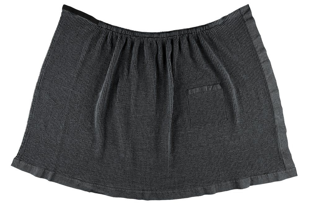 rento-kenno-sarong-taillenhandtuch-schwarz-grau-85x145 image 3