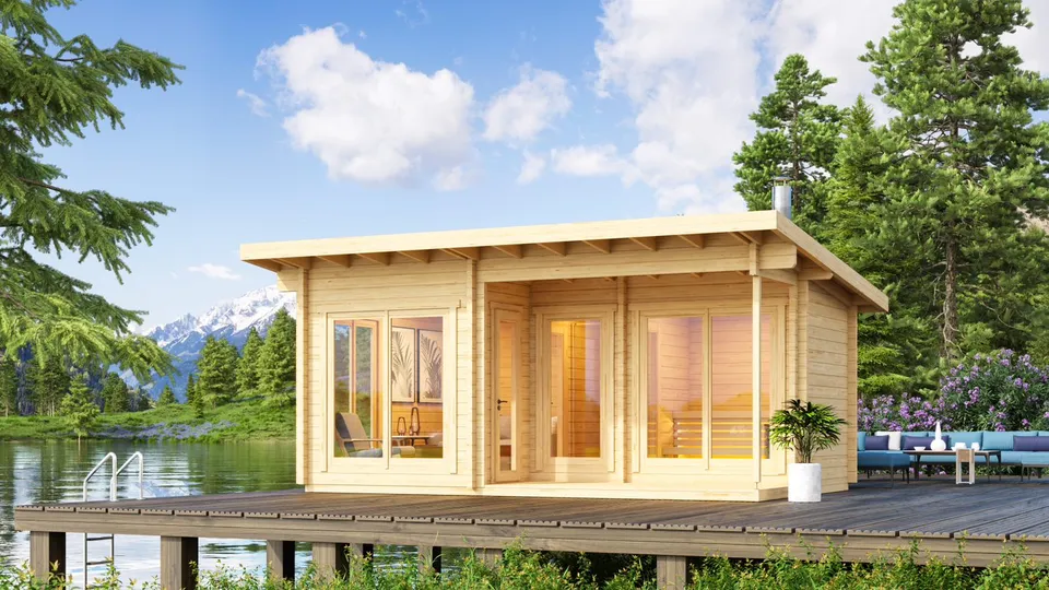 wellmia-hagen-gartensauna-fichte-mit-vorraum-558x341-cm image 1