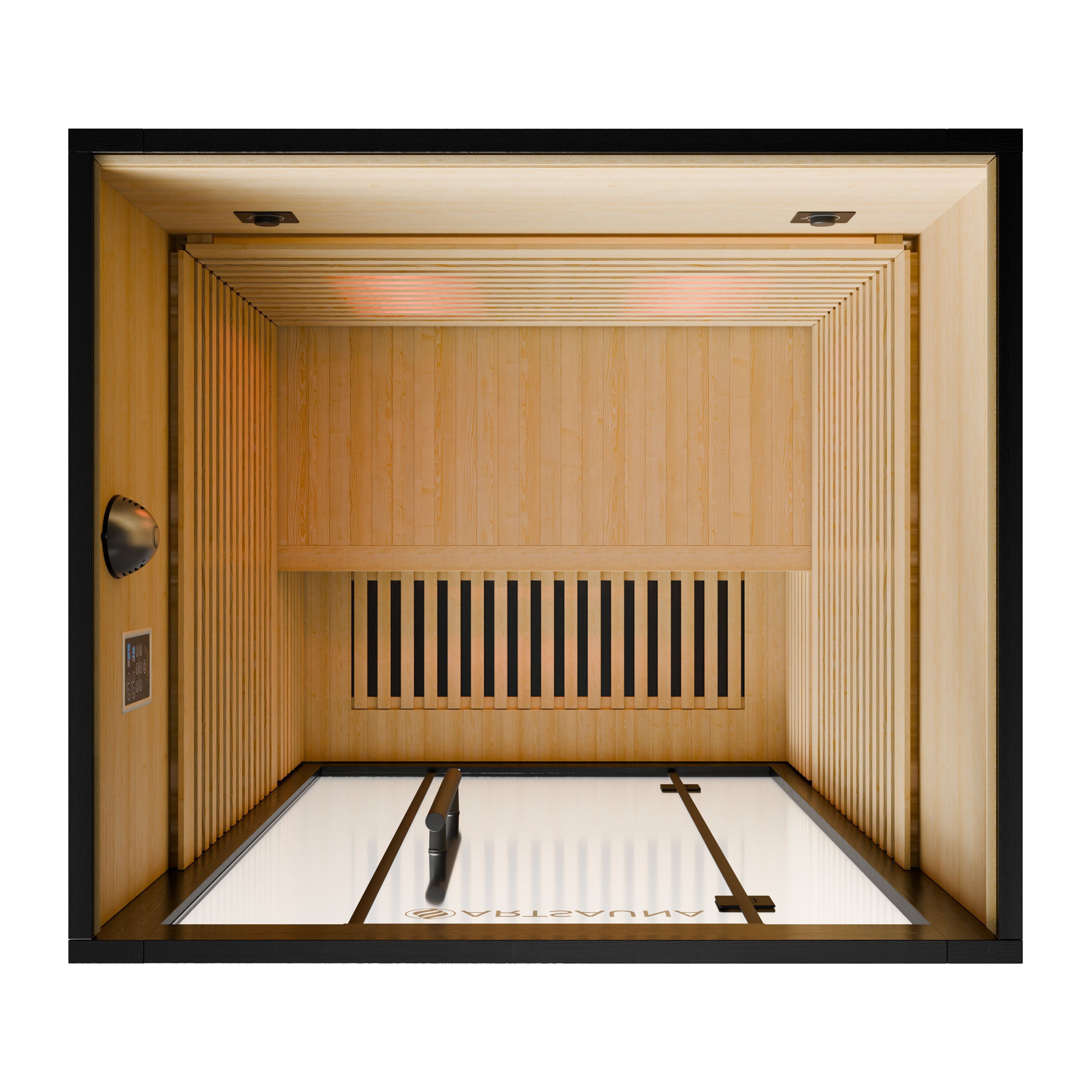 artsauna-trondheim-120-infrarotkabine-schwarz-2-personen image 3