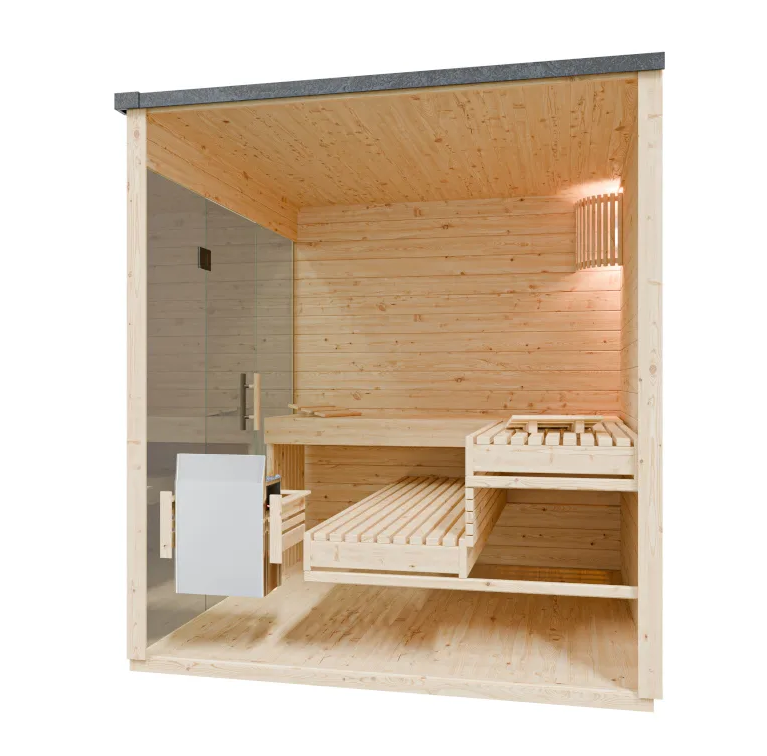 wellmia-aurora-gartensauna-fichte-4-6-personen image 4
