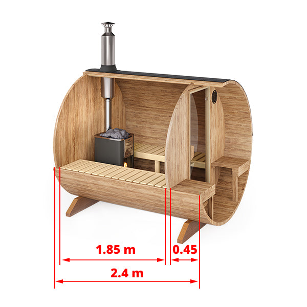wellmia-nordica-veranda-small-fasssauna-anh-nger-240-cm image 2