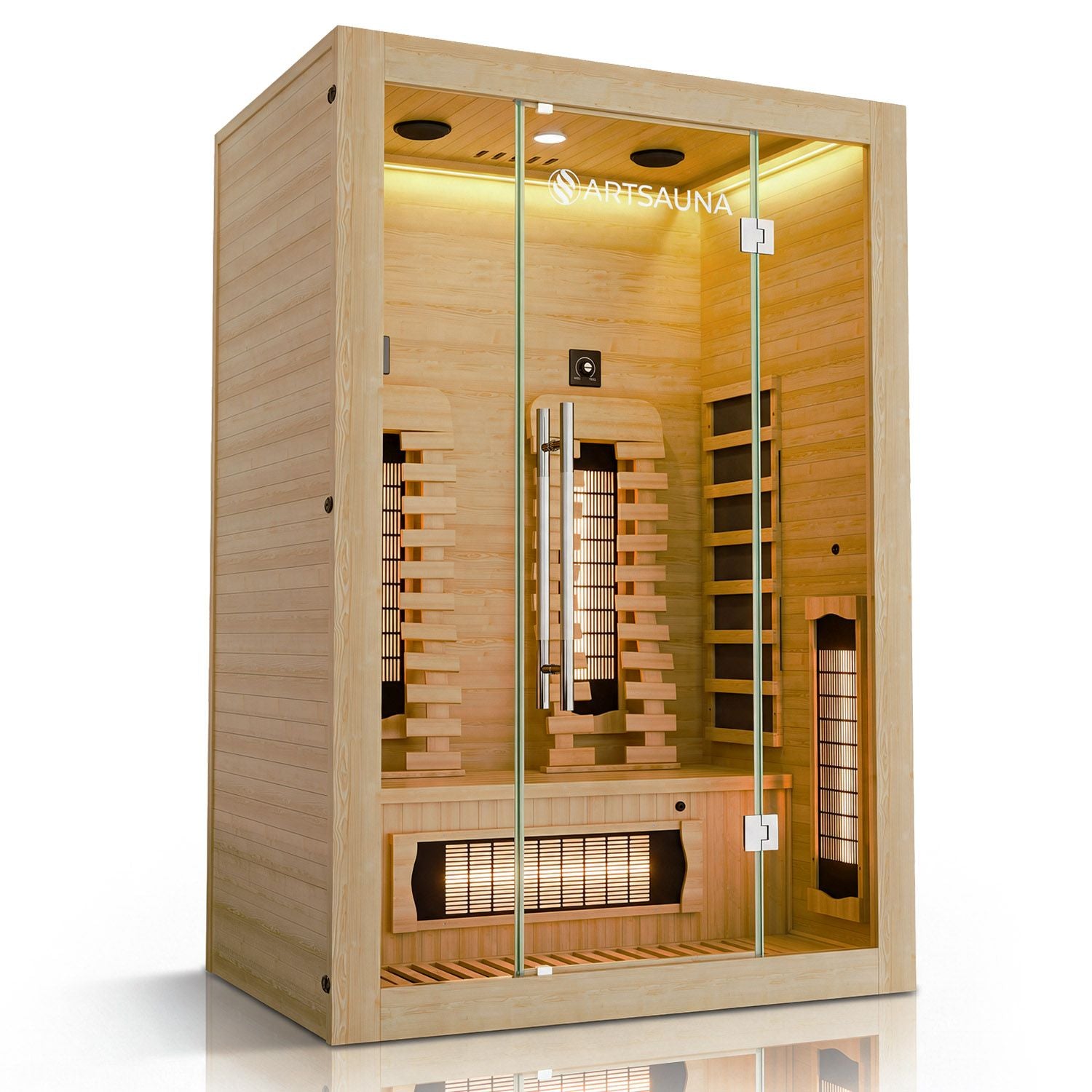 artsauna-kiruna-130-premium-infrarotkabine-dual-hemlock image 2