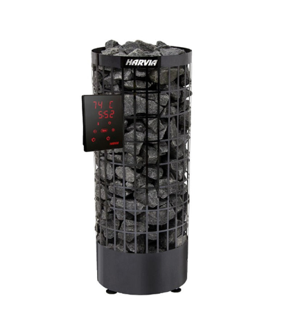harvia-cilindro-xe-saunaofen-elektro-9-kw-black-steel-set image 3