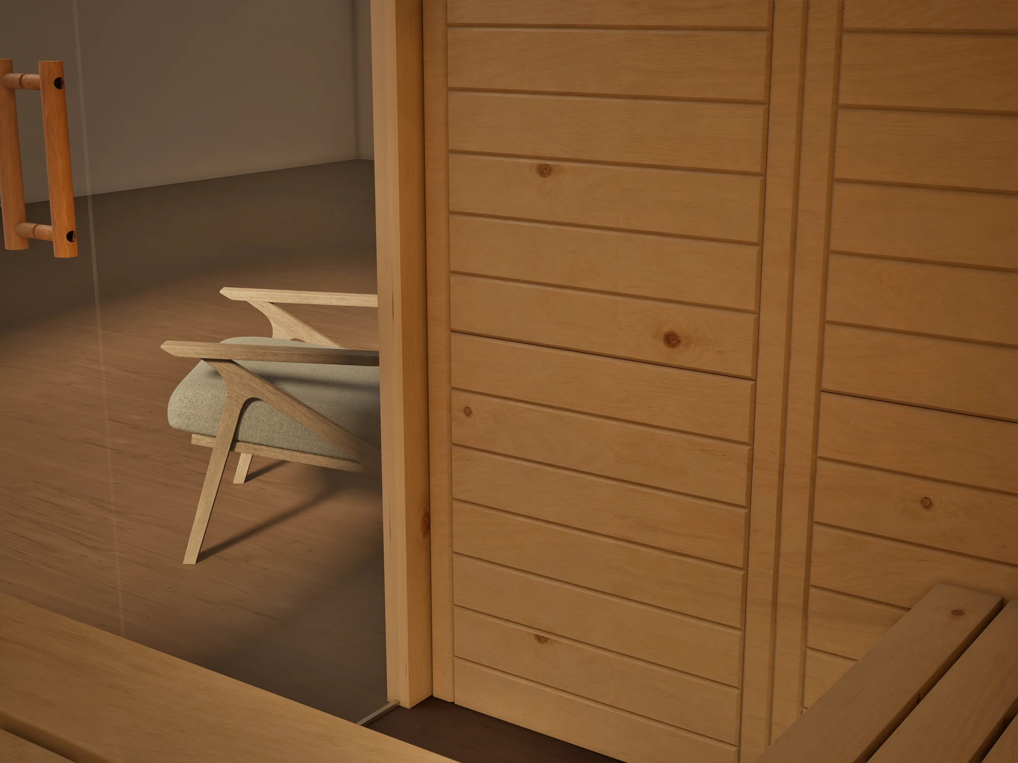 polarholz-kristall-ganzglasfront-massivholz-sauna-zirbenholz image 7