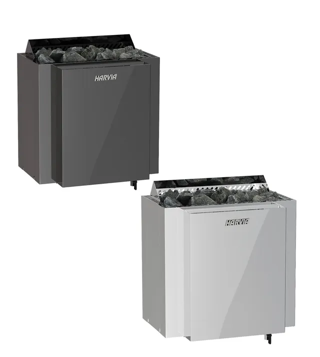 harvia-qubic-combi-saunaofen-9-kw-black-steel-mit-verdampfer image 1