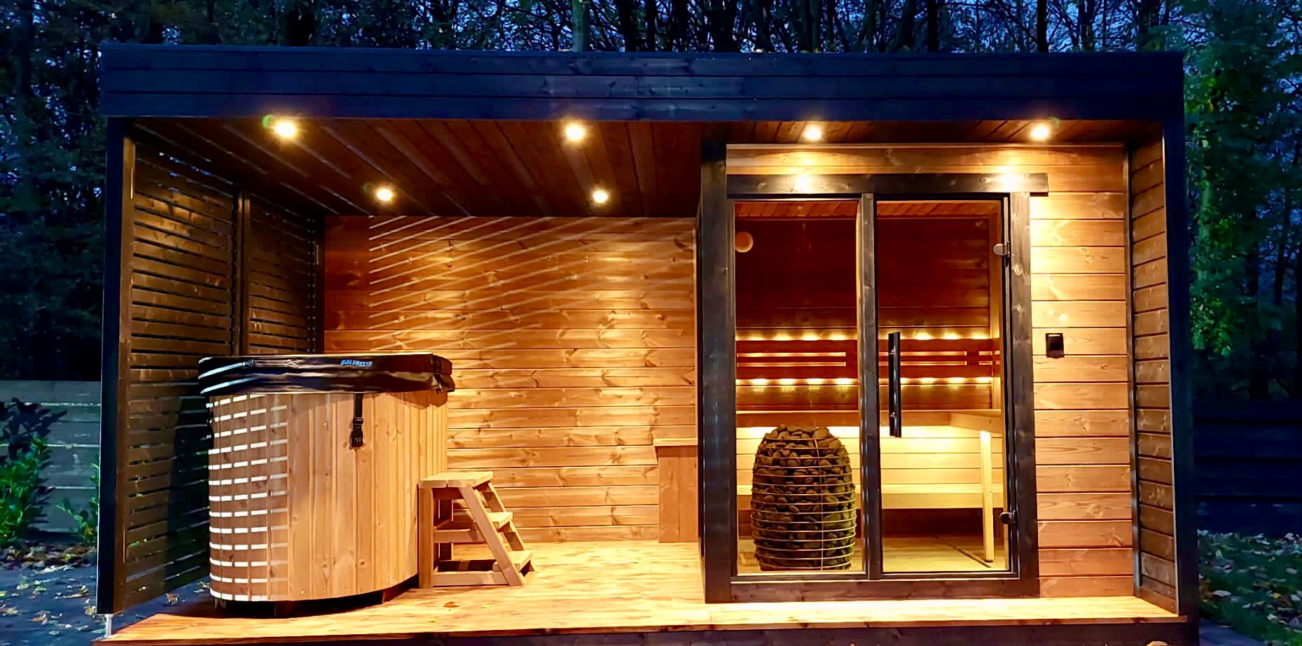 leil-patio-s-plus-gartensauna-462x239-cm-thermoholz-mit-berdach image 6
