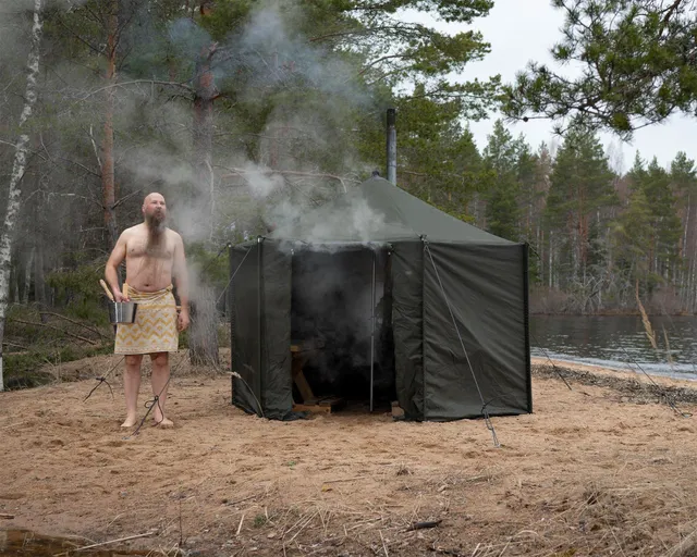 savotta-hiisi-4-zeltsauna-komplettset-saunazelt-mit-holzofen image 1