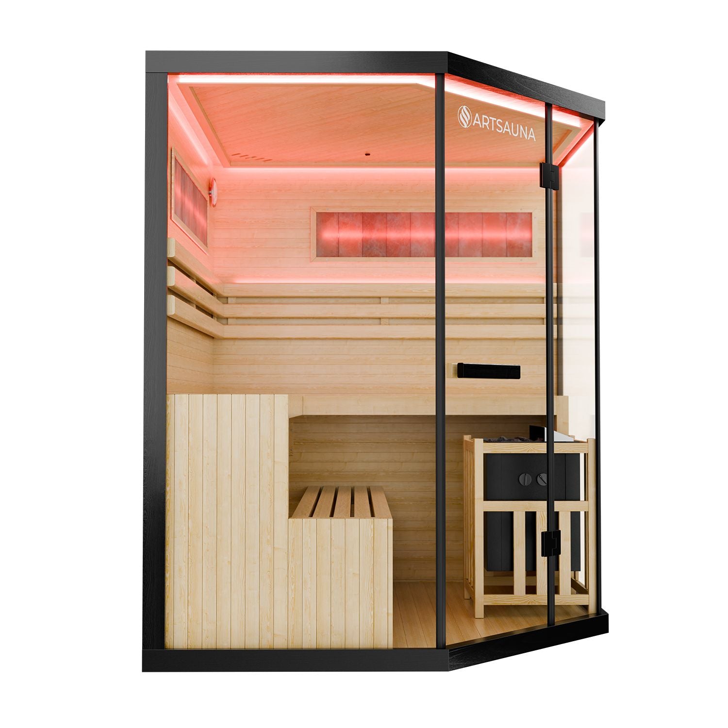 artsauna-vantaa-160-indoor-sauna-salzstein-schwarz image 2